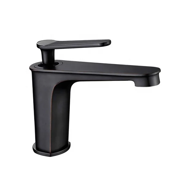 Washroom Whole Series Single Handle Brass Wash Basin ORB Finish Bathroom Matte Black Faucet