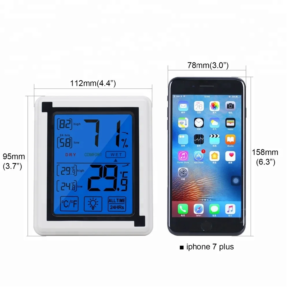 Digital Thermometer Weather Station Thermo Hygrometer From Direct Factory