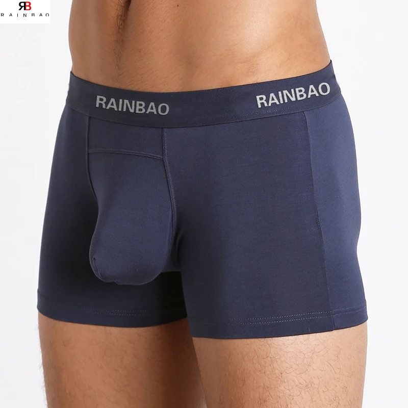 Quick Dry Lengthen Boxer Free Sample Polyester Elastane Underwear Mens