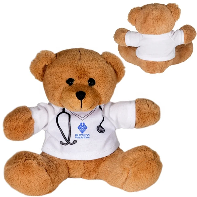 Promoción de la OEM de peluche personalizado uniforme médico Adorable osito  de peluche Peluches baratos bordado del logotipo de la Enfermera osito de  peluche - China Juguete de felpa y zapatilla de