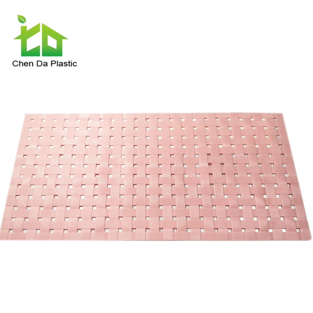 2017 Color Changing Plastic Mat Thin PVC Bath Mat