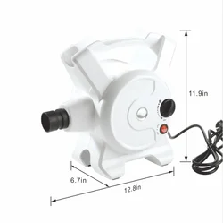 Потолочное крепление, одномоторный мини-шланг для ухода за волосами для собак, пластиковый бункер большой мощности, лучший профессиональный помощник для ухода за волосами
