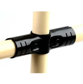 2019 cheapest manufacturer stamping technics black HJ-4 metal joints for lean tube