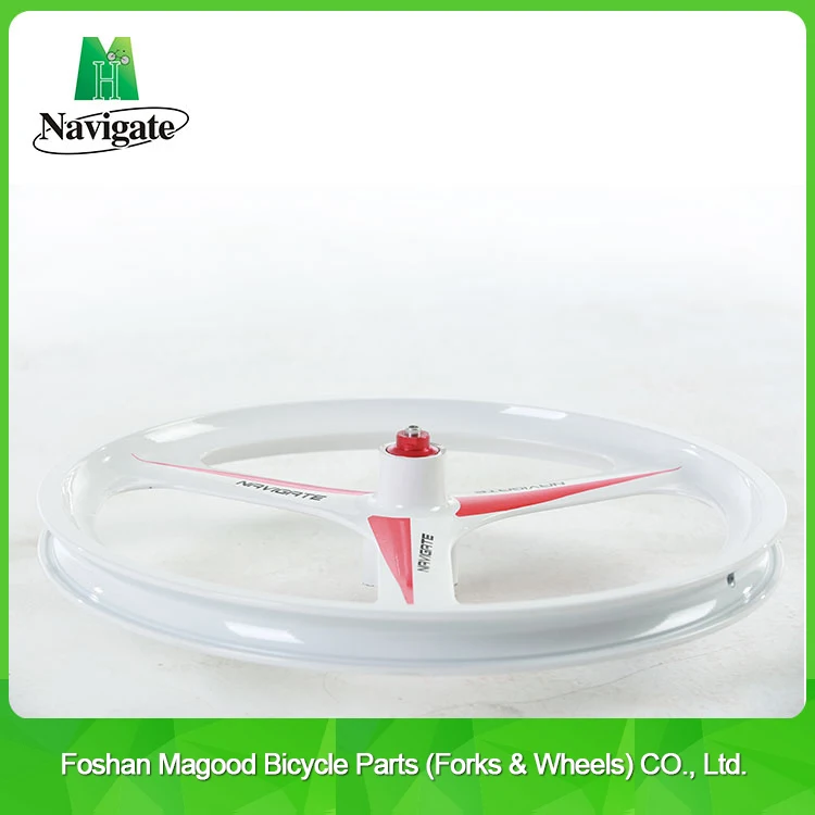 Original Navigate 20''  3 Spoke Mag Bike Wheel Set City BMX Bicycle Rims  MTB    V Brake Disc Brake Front Rear Cassette Hub Rims