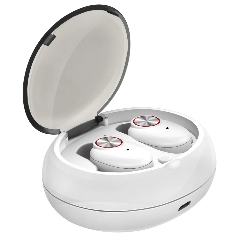 V5 Bluetooth Earphone with Charging Case Noise Cancelling Earbuds Sports Earphone Wireless Earphone for Running