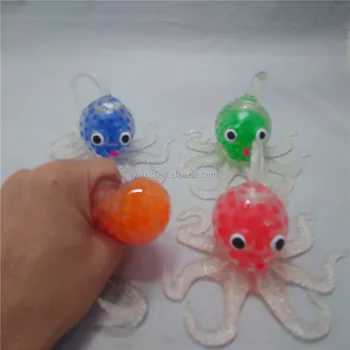 Jouet Anti-Stress Pieuvre En Caoutchouc Souple - 60 G, 6 Cm, Bulles à Éclater - Mignon Animal Marin, Détente Et Concentration