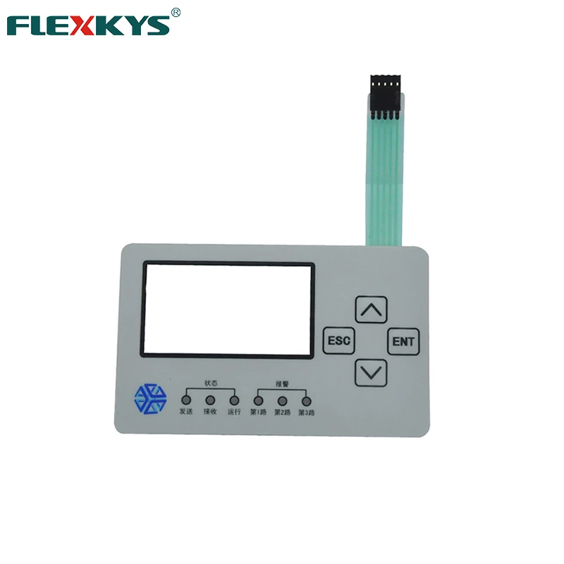 Пользовательские тактильные матрицы 4 рельефные кнопки 2x2 мембранный переключатель