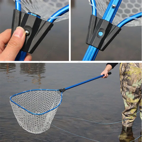 arma 3 fishing net Thorofare Designed for gentle landings and catch BTI-03G-ARN03 Telescopic Aluminum Fly Fishing