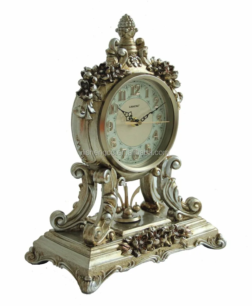2016 Classic Antique Table Clock Customize Table Clock Quartz Desk Clock