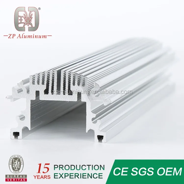 Custom Extruded Aluminum Copper Profile Extrusion Led Electronic Radiator Heat Sink