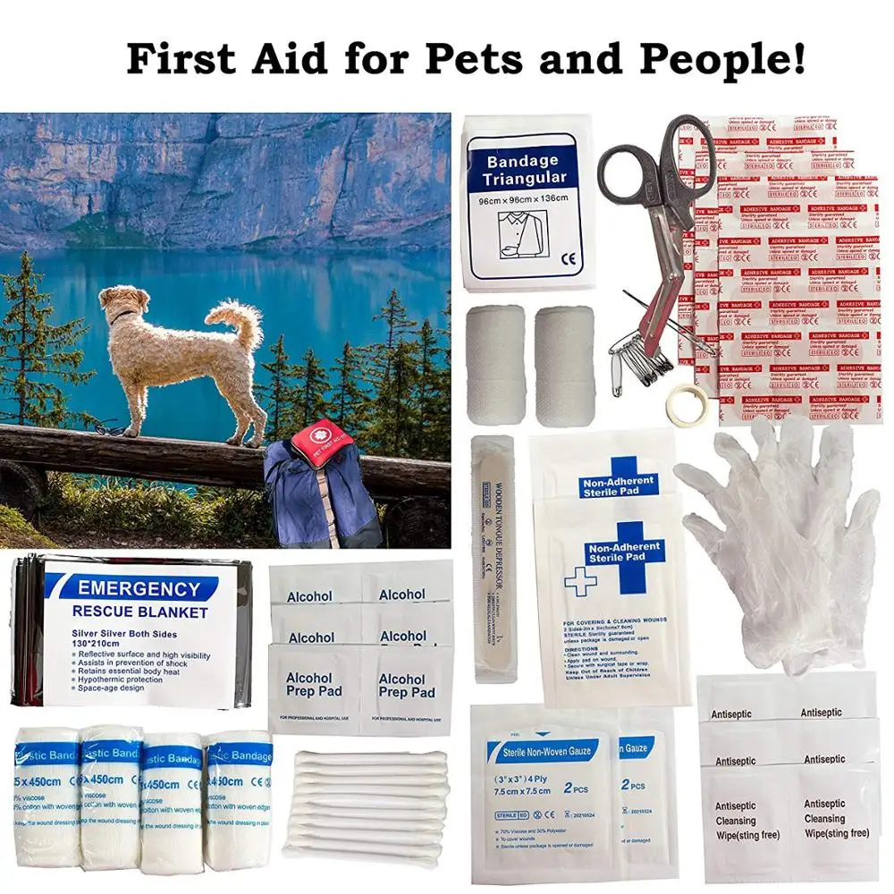 CE ISO Approved Customized Pet First Aid Kit Dog Cat Care Kit Set