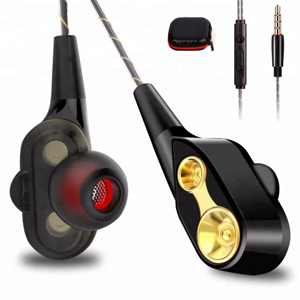 dual bass earphone