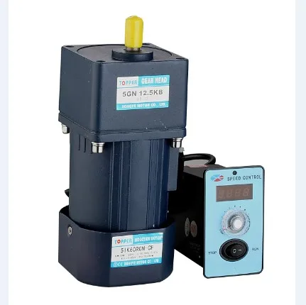 AC 220V 120W gear motor adjustable speed with assembly line belt transmission