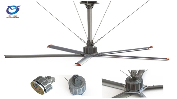 Ceiling Fan, PMSM, Brushless, HVLS - detail 2
