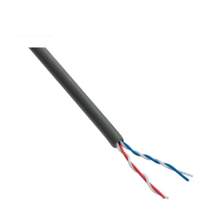Communication 24 awg 2 pair flat telephone cable
