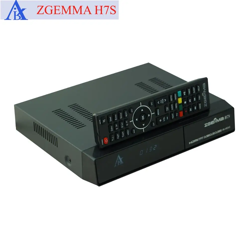 2*DVB-S2X+DVB-T2/C Triple Tuners Linux OS Enigma2 Digital ZGEMMA H7S 4K UHD TV Box With Ci+ OScam/