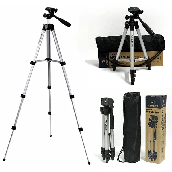 WT3110A Professional Camera Tripod for Canon and Nikon Dslrs