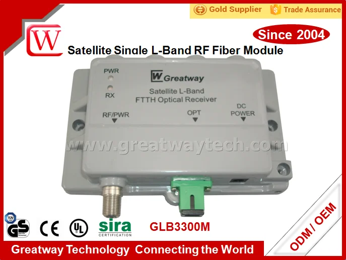 Direct Broadcasting Satellite Rf Signal Fiber Optic Converter Satellite