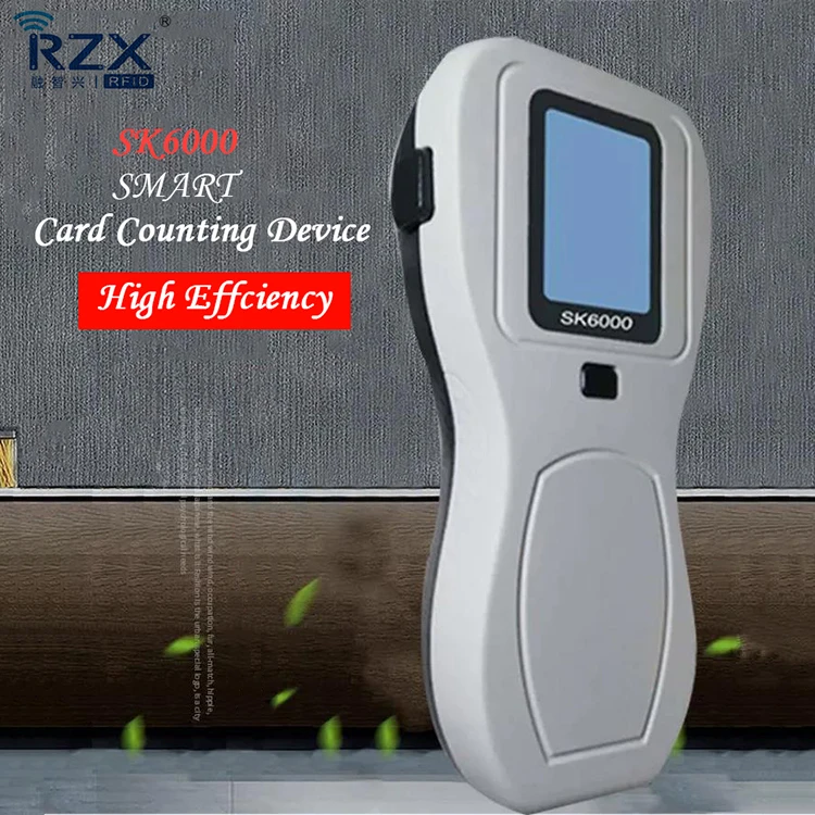 Portable SK6000 Handheld PVC Card Counter - English Version
