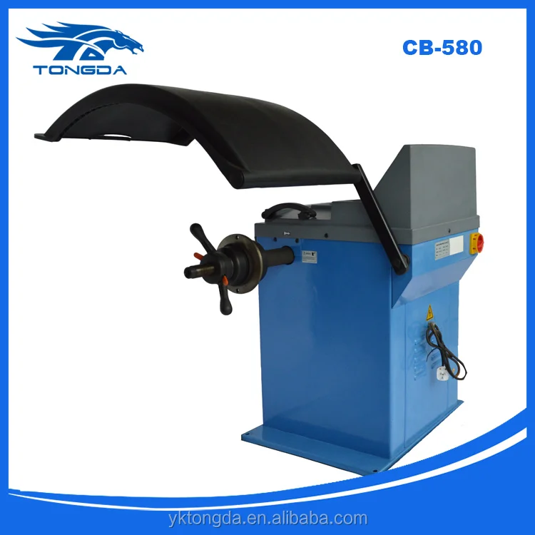 2017 China Manual Wheel Balancer TONGDA CB 580 OPT Balance Function and Self-calibration Program CE Wheel Balancer for Sale