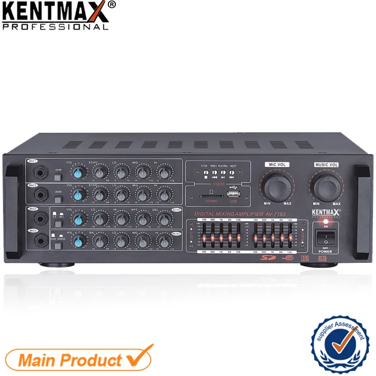 25W*2 AV-7183 Mixer Power Amplifier - Professional Sound