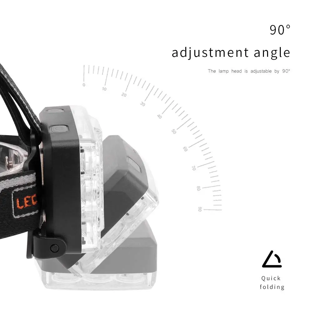 Светодиодный налобный фонарь PANYUE, налобный фонарь для рыбалки, 2000 люмен, водонепроницаемый налобный фонарь, фонарик, налобный фонарь с USB-зарядкой