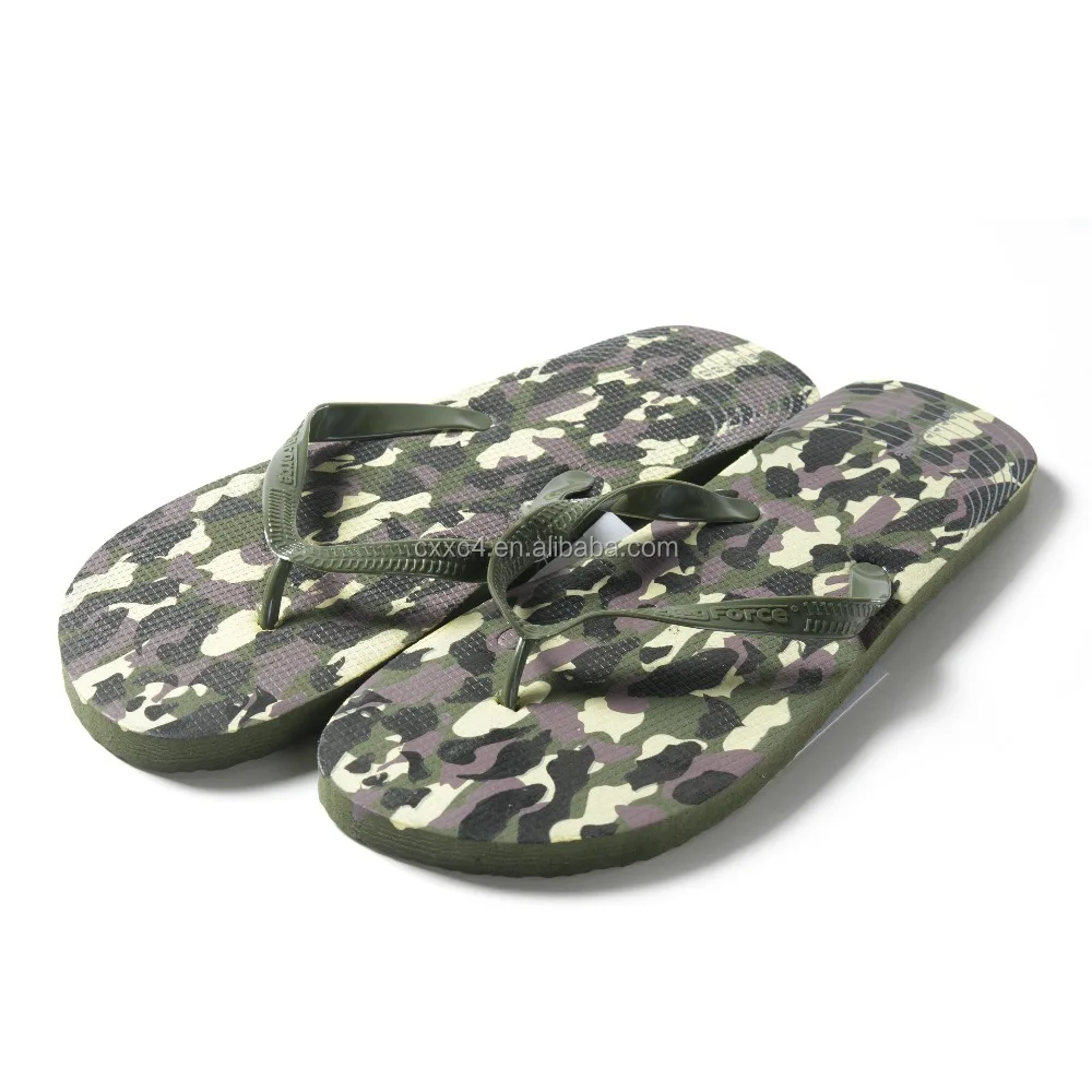 camouflage slippers