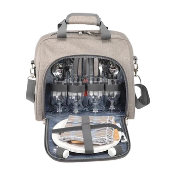 Source Stylish All-in-One Portable Picnic Bag with Complete