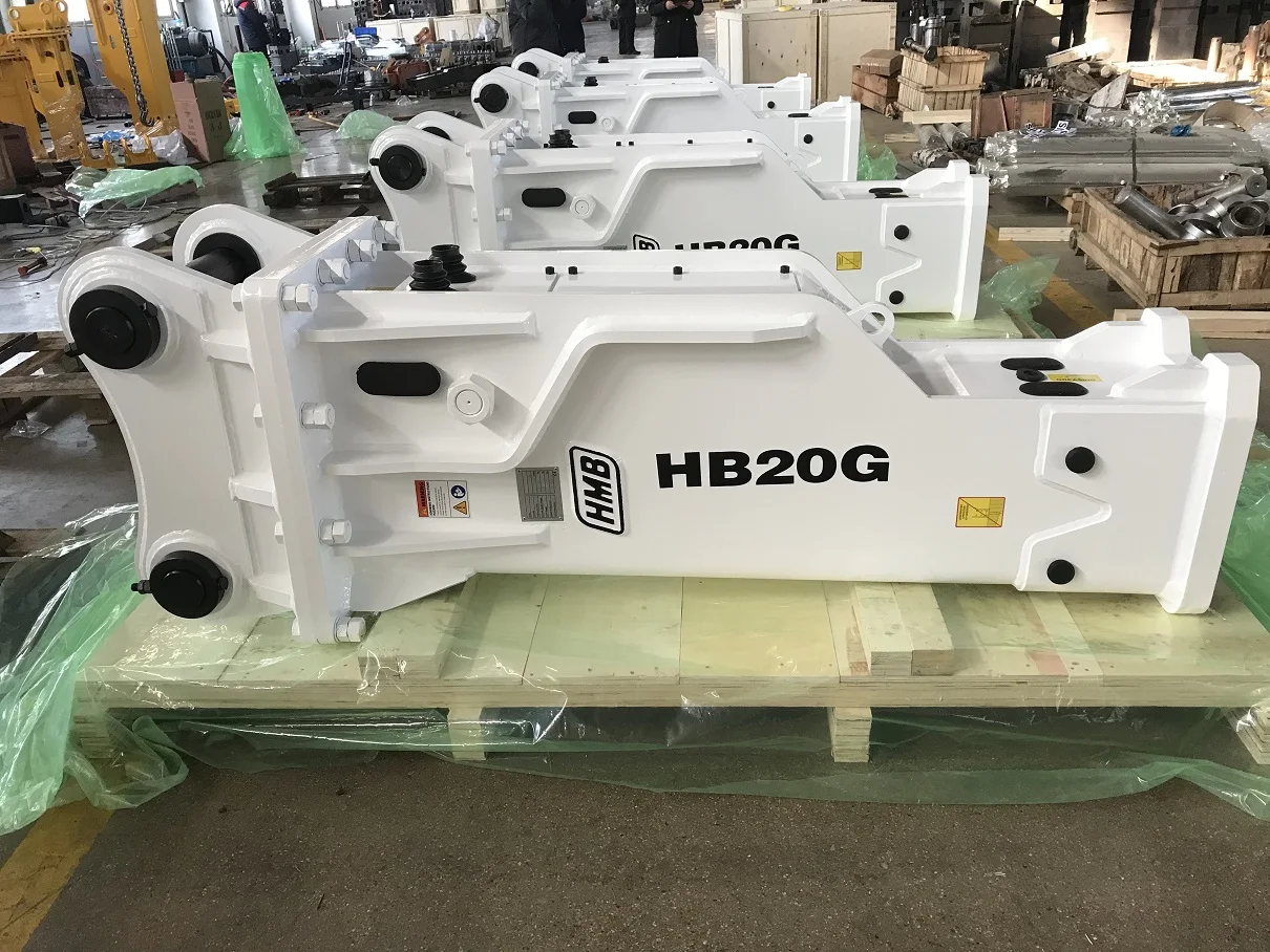 Concrete Drilling Excavator HB20G Hydraulic Rock Breaker Hammers ...