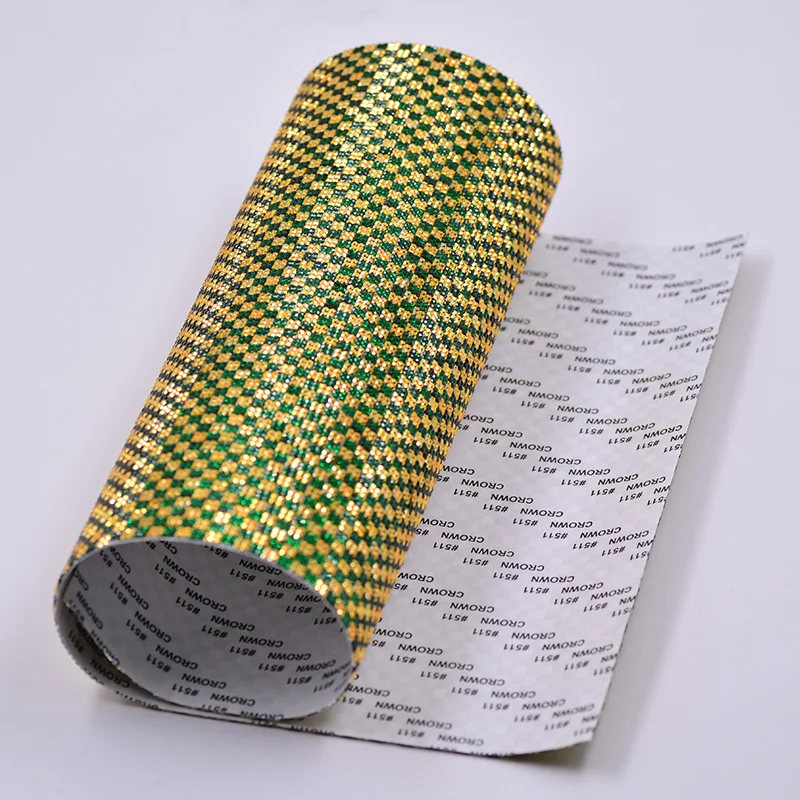 Самоклеящиеся стразы 24*40 см, сетчатая отделка, тканевый лист, прозрачные наклейки из смолы, стразы, аппликации, лента для рукоделия, ювелирные изделия