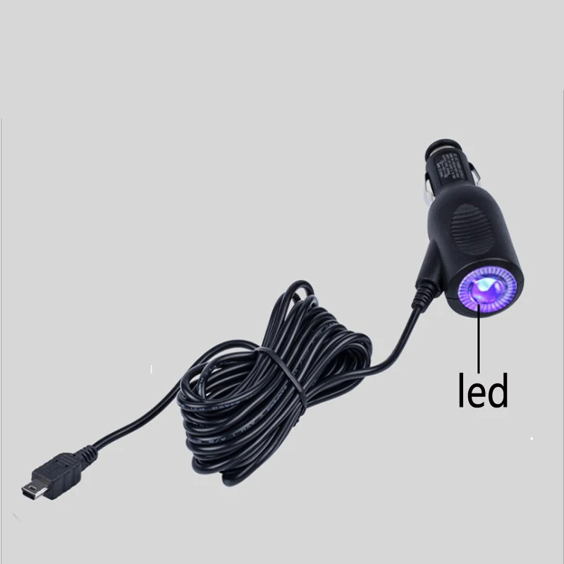 Адаптер для автомобильного прикуривателя USB автомобильный зарядный блок питания для электронного устройства со светодиодной подсветкой режиссера