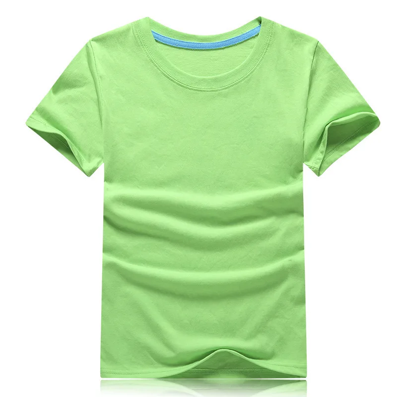 Изготовленные на заказ простые чистые детские футболки из 100% хлопка с коротким