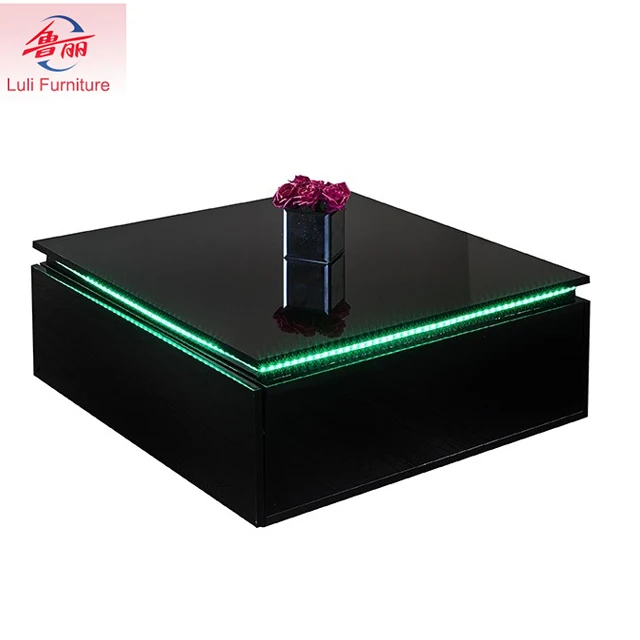 wooden led table