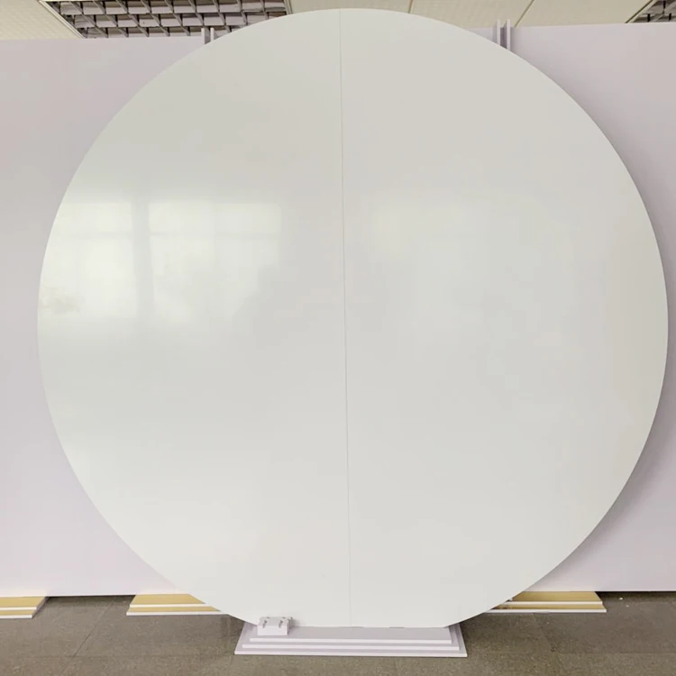 Round Circle Donut Acrylic White Wall Backdrop for Wedding
