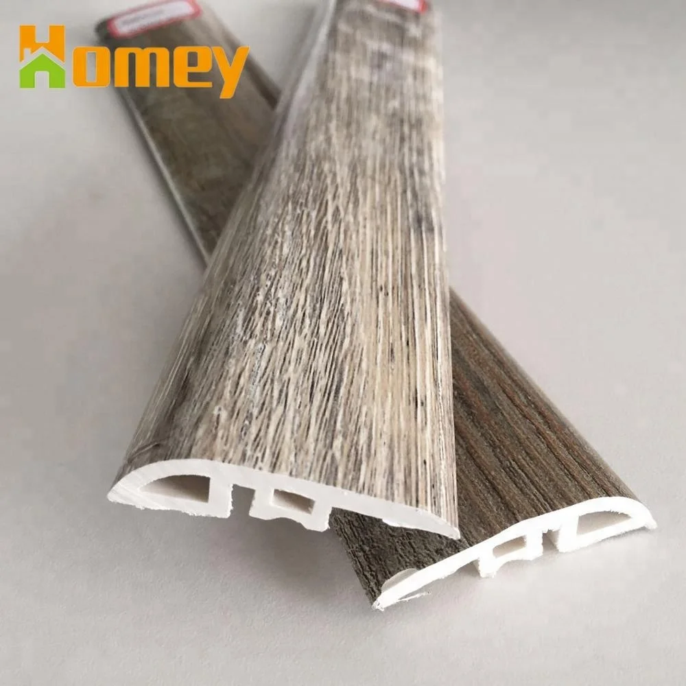 Polystyrene Modern PVC SPC Vinyl Flooring Covering Waterproof Skirting Board and Accessories Reducer