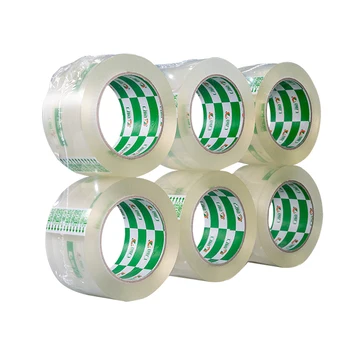 Transparent BOPP Adhesive Tape with Strong Acrylic Glue Single Sided Pressure Sensitive for Bag Sealing and Packing