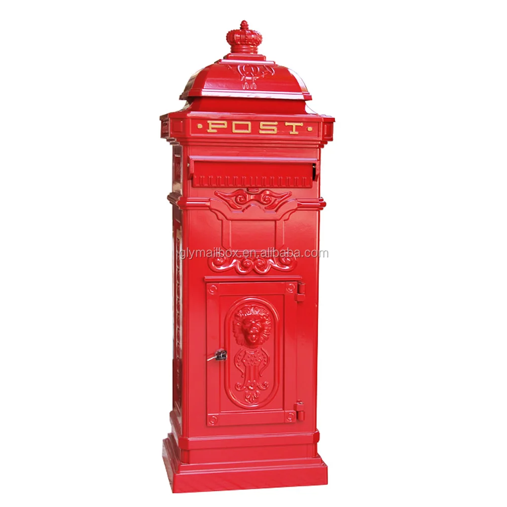 The Most Popular Style in Europe 100% Original Material Outdoor Classic London Post Boxes From China