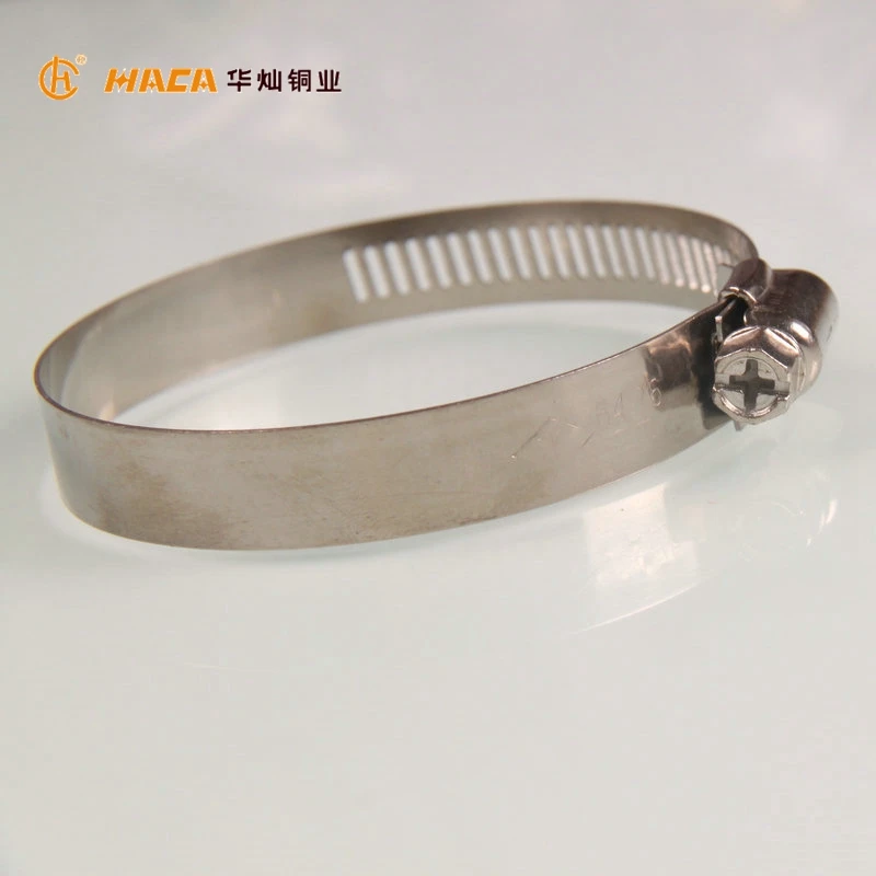 
HUACAN HC1056 Customized Tube or Pipe Fittings Stainless Steel Hose Clamp 