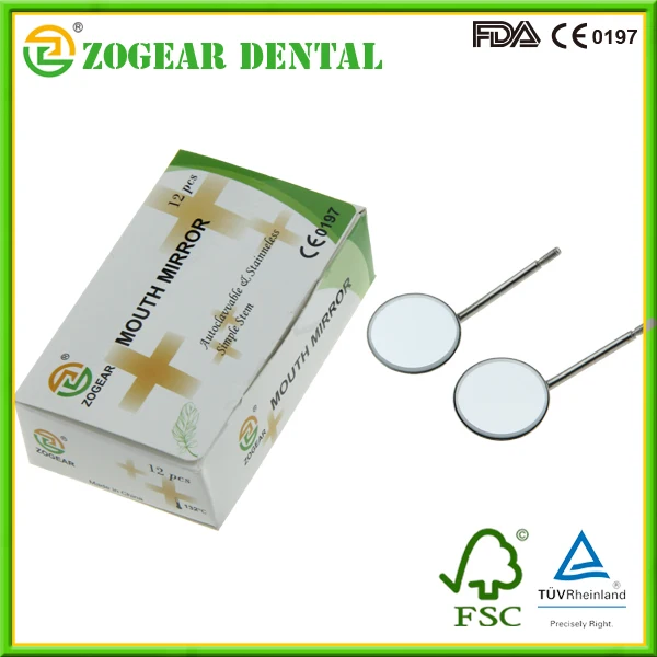 Увеличительное стоматологическое зеркало из нержавеющей стали TA017 ZOGEAR