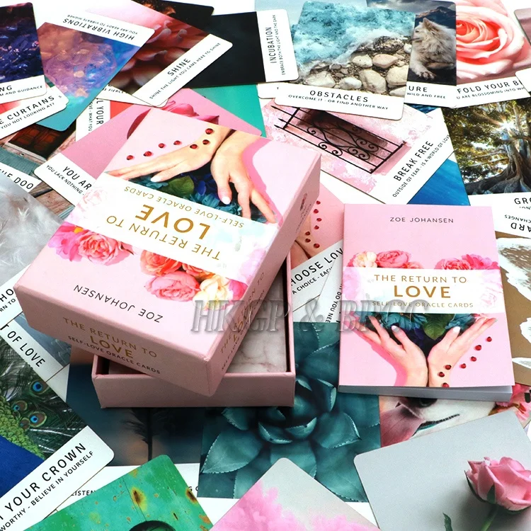 Best Quality Personalized Custom Oracle Card Deck with Book Printing