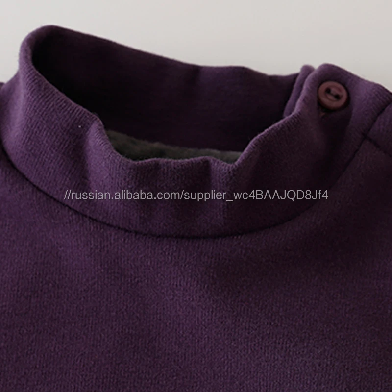 Sambede маленьких девочек зимняя одежда с вышивкой футболка с круглым вырезом и длинными рукавами SM6D5668