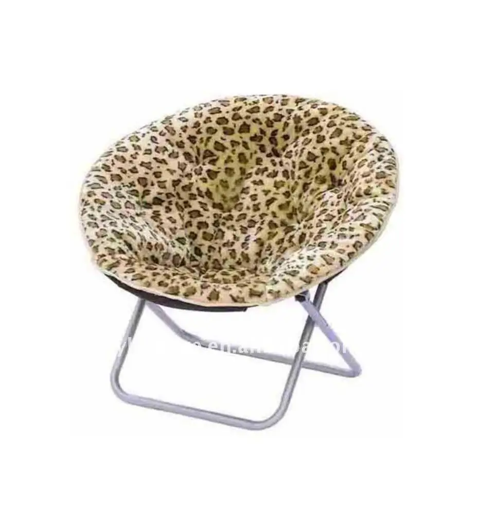 leopard print saucer chair