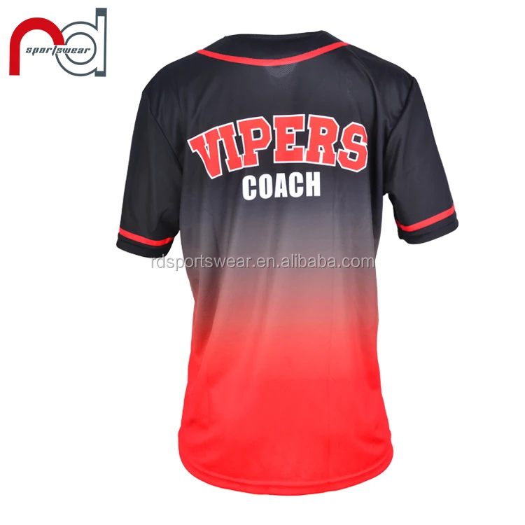 Wholesale De rayas camisa de béisbol de rojo y oro de softbol camiseta  sublimada uniforme de béisbol en blanco camisetas From m.alibaba.com