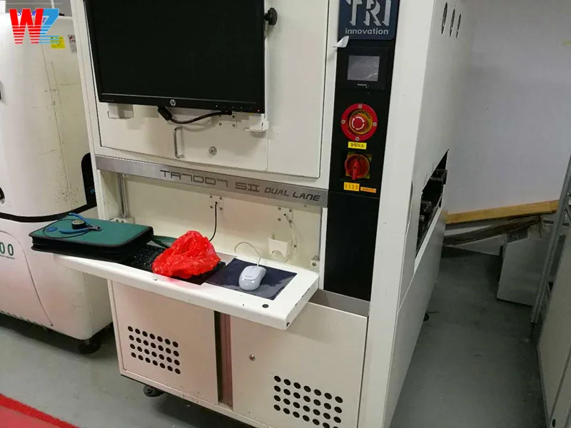 Smt Automatic Online 3d Solder Paste Inspection Machine Tri Tr7007 Sii