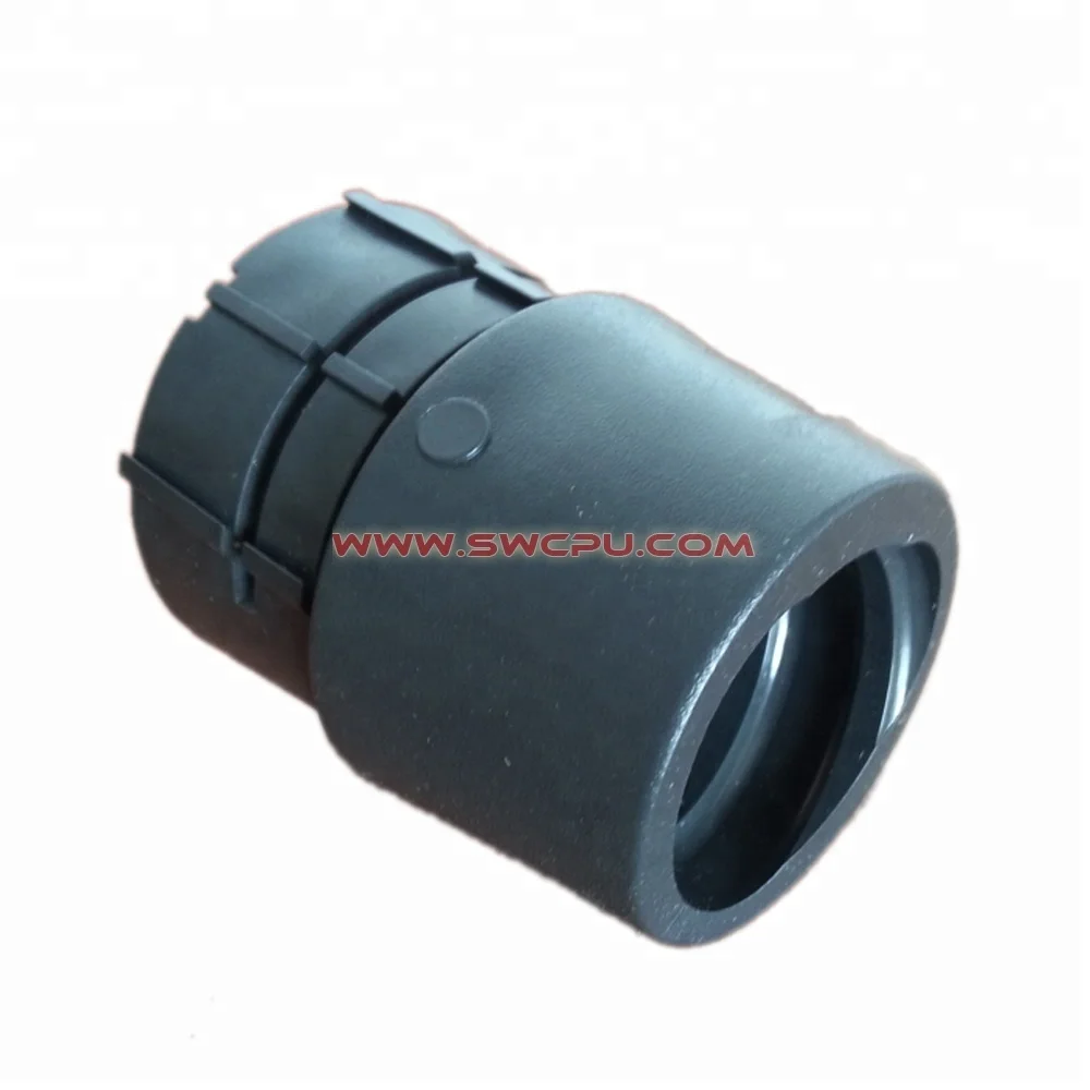 CNC Machining Custom Size Nylon Bush Plastic Bushing Square Hole Bushing