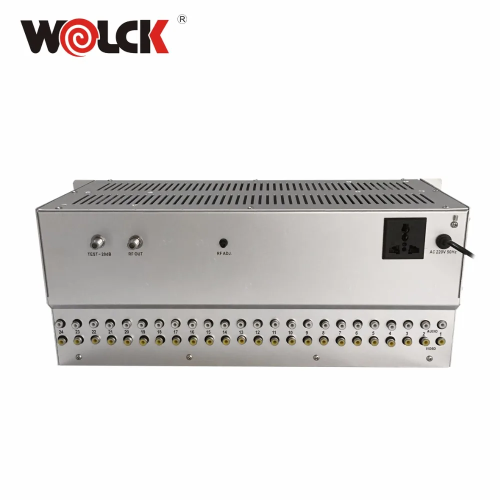 Telecom Equipment CATV Modulator Analog 24 Channels Fixed Modulator HD