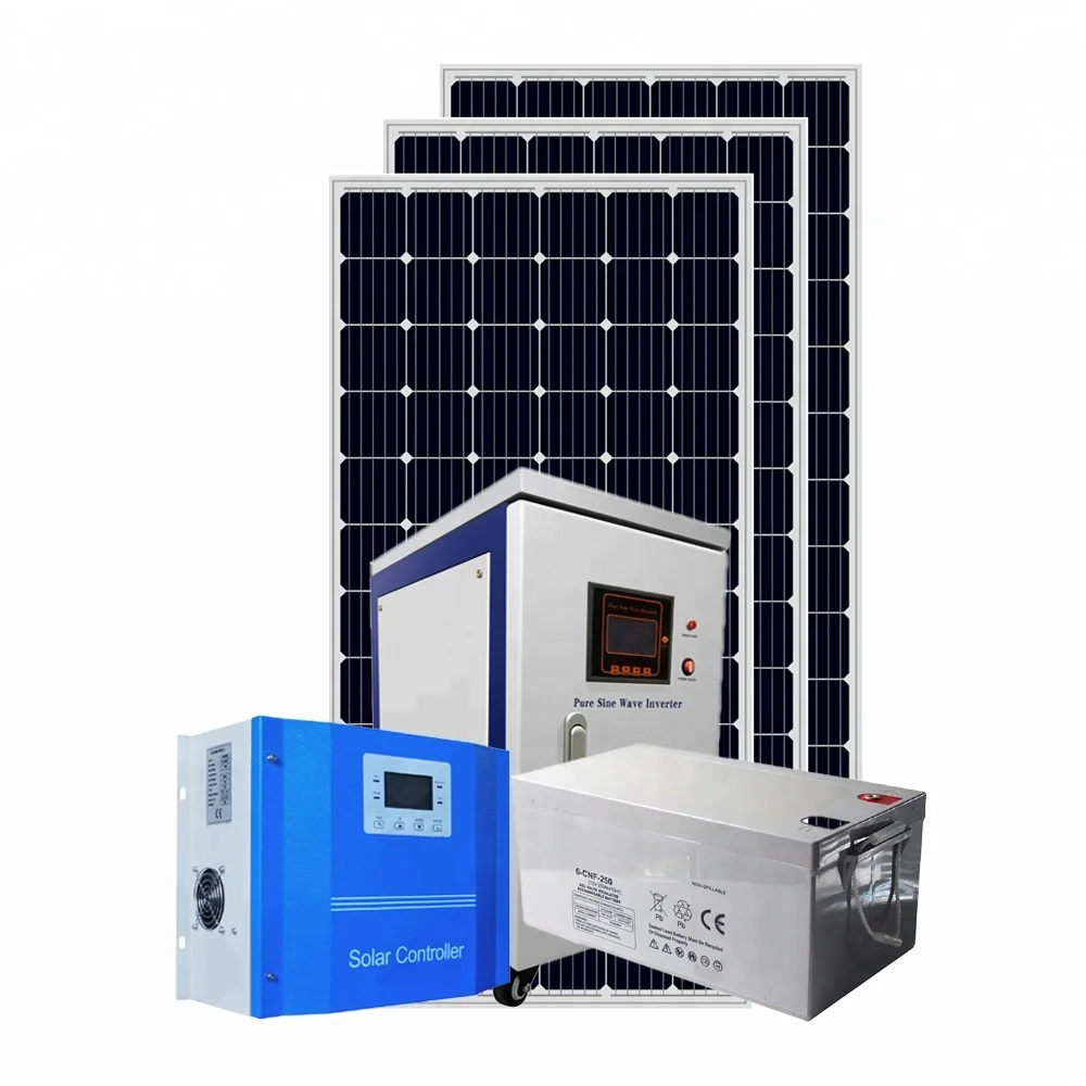 Greensun high efficiency off grid solar system 5000watt 5000w 5kw home solar power system