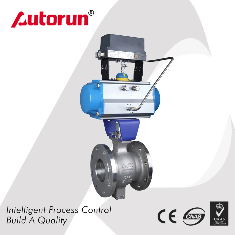 Pneumatic Actuator Flange Ball Valve with Positioner