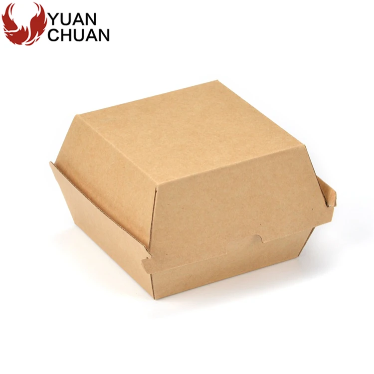 Disposable Corrugated Burger Packaging 