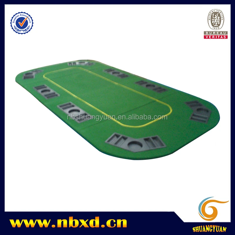 Настольный Топ для покера зеленого цвета на 8